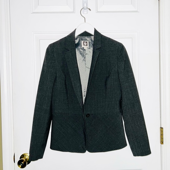 Anne Klein Women's One-Button Jacket - Picture 2 of 8